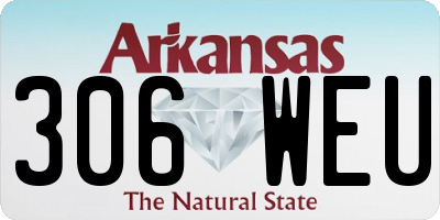 AR license plate 306WEU