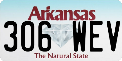 AR license plate 306WEV