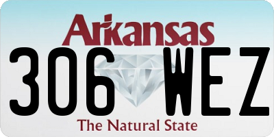 AR license plate 306WEZ