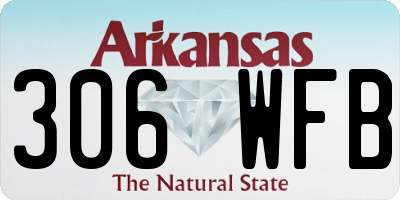 AR license plate 306WFB