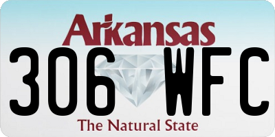 AR license plate 306WFC