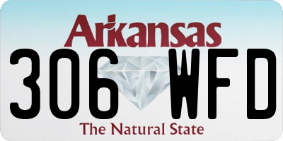 AR license plate 306WFD