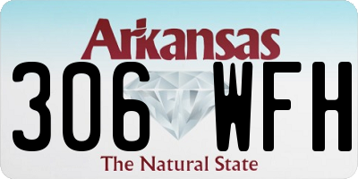 AR license plate 306WFH