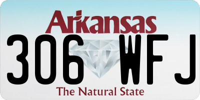 AR license plate 306WFJ