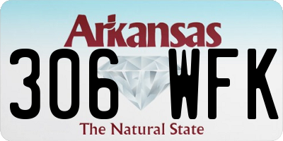 AR license plate 306WFK