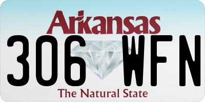 AR license plate 306WFN