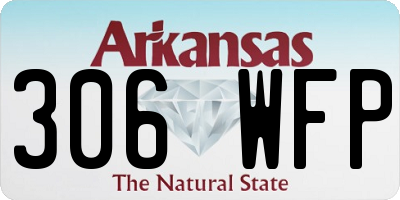AR license plate 306WFP