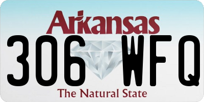 AR license plate 306WFQ