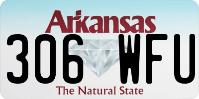 AR license plate 306WFU