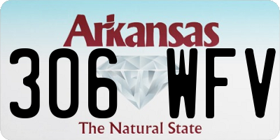 AR license plate 306WFV