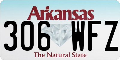 AR license plate 306WFZ