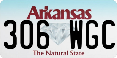 AR license plate 306WGC