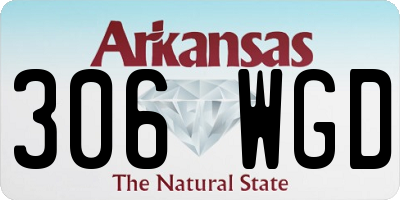AR license plate 306WGD