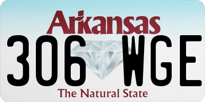 AR license plate 306WGE