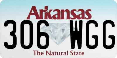 AR license plate 306WGG