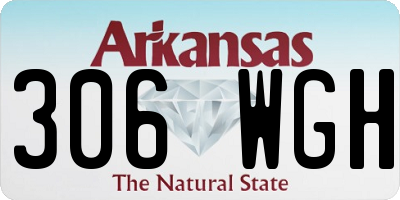 AR license plate 306WGH
