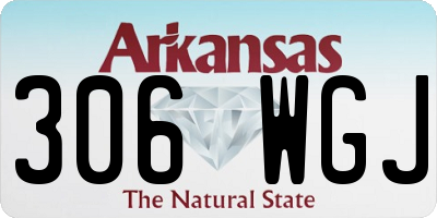 AR license plate 306WGJ