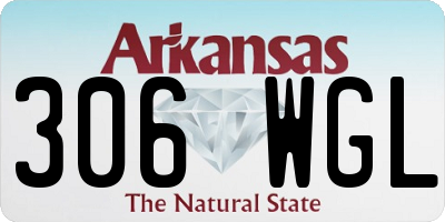 AR license plate 306WGL