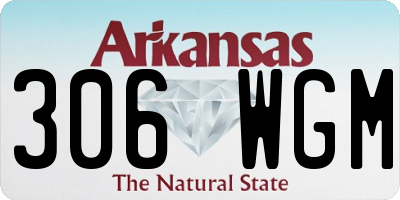 AR license plate 306WGM