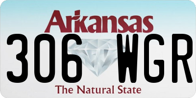 AR license plate 306WGR