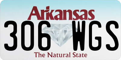 AR license plate 306WGS