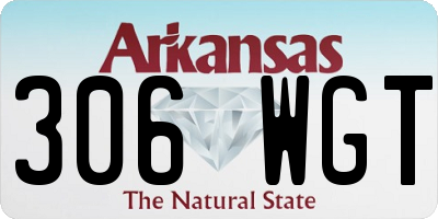 AR license plate 306WGT
