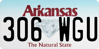 AR license plate 306WGU