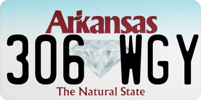 AR license plate 306WGY