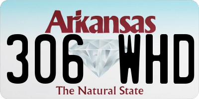 AR license plate 306WHD