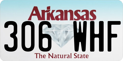 AR license plate 306WHF