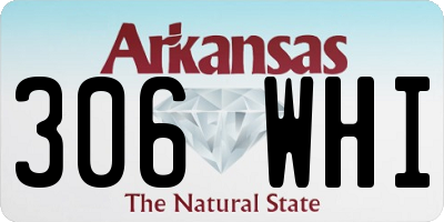 AR license plate 306WHI