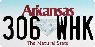 AR license plate 306WHK