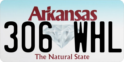 AR license plate 306WHL