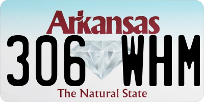 AR license plate 306WHM