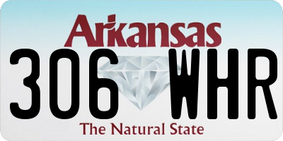 AR license plate 306WHR