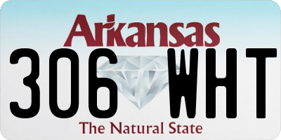 AR license plate 306WHT