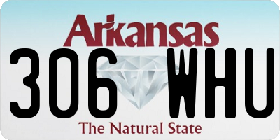 AR license plate 306WHU