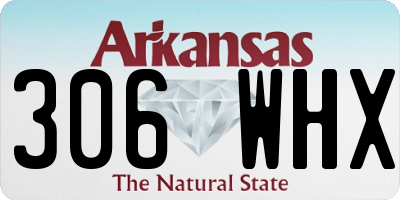 AR license plate 306WHX