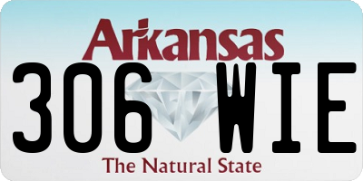AR license plate 306WIE