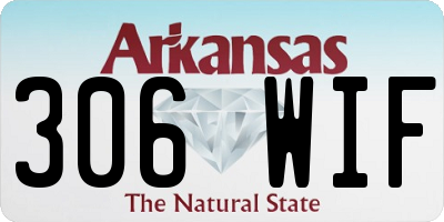 AR license plate 306WIF