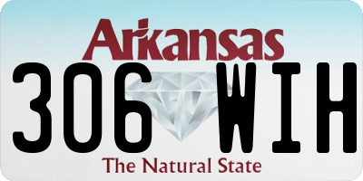 AR license plate 306WIH