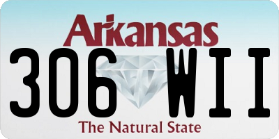 AR license plate 306WII