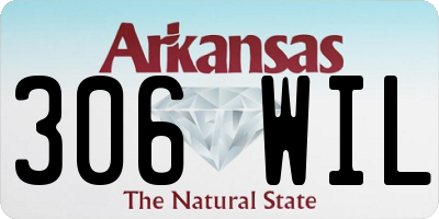AR license plate 306WIL