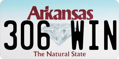 AR license plate 306WIN