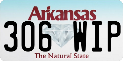 AR license plate 306WIP