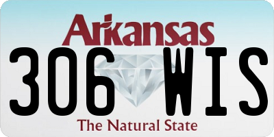 AR license plate 306WIS