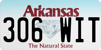 AR license plate 306WIT