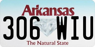 AR license plate 306WIU