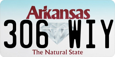 AR license plate 306WIY