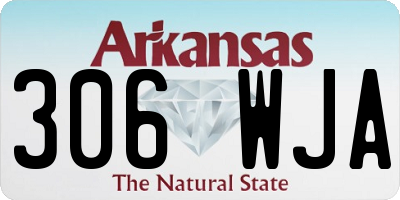 AR license plate 306WJA